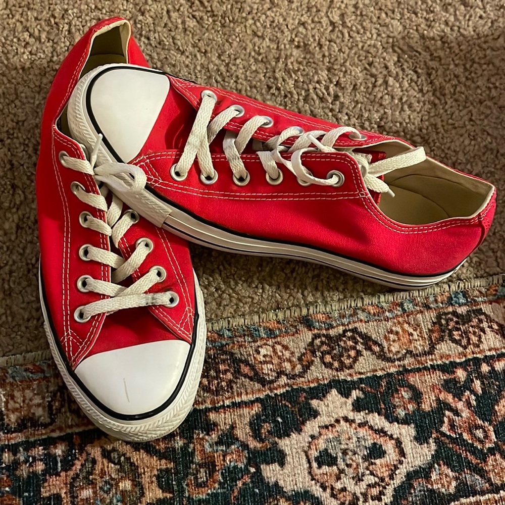 Red Low Top Converse